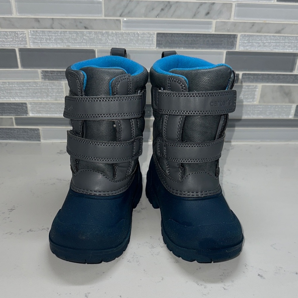 Carter's Gray and Blue Kids' Boots size 10